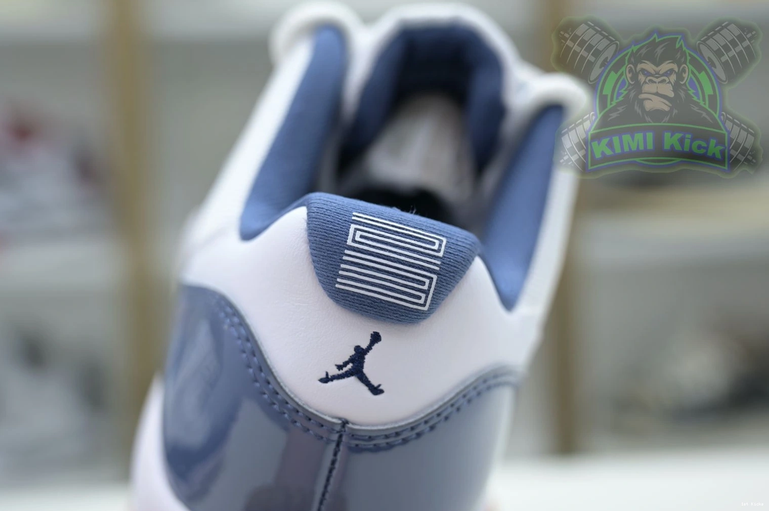 1st Kicks Low“Diffused Blue” 1869 Jordan Comfortable 11 Kimikick Jordan Air 1120